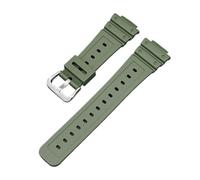 LOPAKACTAG Bracelet de montre en résine et acier inoxydable massif avec boucle for Casio G-Shock séries DW5600, GW5000, GW5035 DW-6900(Army Green-Steel-K5)
