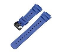 LOPAKACTAG Bracelet de montre en résine et acier inoxydable massif avec boucle for Casio G-Shock séries DW5600, GW5000, GW5035 DW-6900(Sky Blue-Black-K5)