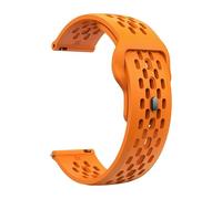 LOPAKACTAG Bracelet de sport en silicone for Amazfit Active/Active 2, compatible avec les modèles Balance, Bip 6, 5, 3, Pro, GTR4, et GTS 4 Mini (20 22 mm largeur)(Orange,For 22mm Width)