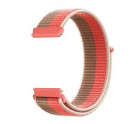 LOPAKACTAG Bracelet en nylon for Garmin Forerunner 55, 165, 265, 965, 255, Active 5, Vivomove Trend, Vivoactive et Venu 3/2(Pink tan,22mm)