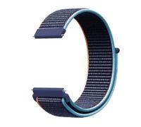 LOPAKACTAG Bracelet en nylon for Garmin Forerunner 55, 165, 265, 965, 255, Active 5, Vivomove Trend, Vivoactive et Venu 3/2(Deep navy blue,20mm)