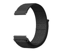 LOPAKACTAG Bracelet en nylon for Garmin Forerunner 55, 165, 265, 965, 255, Active 5, Vivomove Trend, Vivoactive et Venu 3/2(Deep black,22mm)
