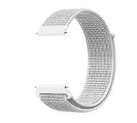 LOPAKACTAG Bracelet en nylon for Garmin Forerunner 55, 165, 265, 965, 255, Active 5, Vivomove Trend, Vivoactive et Venu 3/2(Reflective white,22mm)