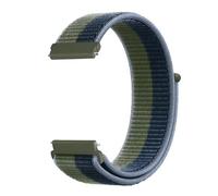 LOPAKACTAG Bracelet en nylon for Garmin Forerunner 55, 165, 265, 965, 255, Active 5, Vivomove Trend, Vivoactive et Venu 3/2(Abyss blue green,20mm)