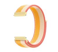 LOPAKACTAG Bracelet en nylon for Garmin Forerunner 55, 165, 265, 965, 255, Active 5, Vivomove Trend, Vivoactive et Venu 3/2(Maize white,20mm)