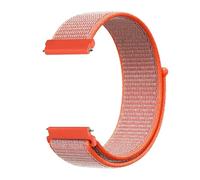 LOPAKACTAG Bracelet en nylon for Garmin Forerunner 55, 165, 265, 965, 255, Active 5, Vivomove Trend, Vivoactive et Venu 3/2(Orange red,22mm)