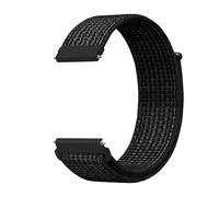 LOPAKACTAG Bracelet en nylon for Garmin Forerunner 55, 165, 265, 965, 255, Active 5, Vivomove Trend, Vivoactive et Venu 3/2(Black white,20mm)
