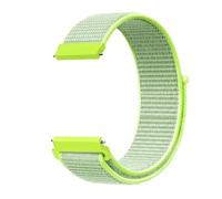 LOPAKACTAG Bracelet en nylon for Garmin Forerunner 55, 165, 265, 965, 255, Active 5, Vivomove Trend, Vivoactive et Venu 3/2(Light yellow,20mm)