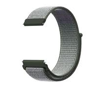 LOPAKACTAG Bracelet en nylon for Garmin Forerunner 55, 165, 265, 965, 255, Active 5, Vivomove Trend, Vivoactive et Venu 3/2(Deep olive,22mm)