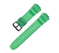 LOPAKACTAG Bracelet en résine for montres Casio G-Shock MCW-100H/110H W-S220 HDD-S100 WV-200 AE-2000/2100, silicone TPU étanche, 16 mm(Green02)