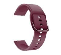 LOPAKACTAG Bracelet en silicone 20 mm/22 mm for Amazfit GTS 4/3/2e/GTS2 Mini/GTR 42 mm/47 mm/GTR 4/3 Pro/2/2e - de montre sport(Wine red 23,22mm watch band)