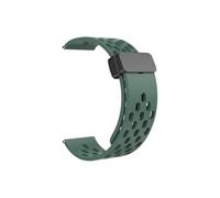 LOPAKACTAG Bracelet en silicone for Samsung Galaxy Watch 4, 5, 6, 7, 4/6 Classic Active 2, Amazfit Bip 3 et Huawei GT4/GT3 2e(Green,20mm)