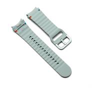 LOPAKACTAG Bracelet en silicone sans espace et for ajustement rapide for Samsung Galaxy Watch 7, 6, 5, 4 (40 mm 44 mm), Pro (45 Classic (43 47(Official Grey,Galaxy 7 6 5 4 40mm)