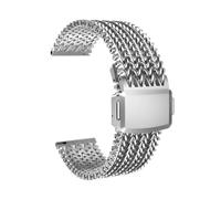LOPAKACTAG Bracelet magnétique en acier inoxydable de 22 mm for Xiaomi Watch 2 Pro S4 S3 S2 S1 Active, bracelet métal for Redmi 5 Lite(Silver)