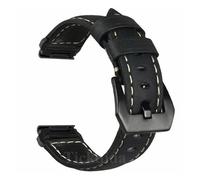 LOPAKACTAG Bracelet Quickfit 26 mm/22 mm for Garmin Epix Pro 51 mm/47, Tactix 8/7, Fenix 7X et Enduro3 - Accessoires for montres en cuir(BlackBlack,22mm Fenix 8 47mm)