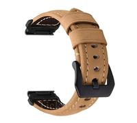 LOPAKACTAG Bracelet Quickfit 26 mm/22 mm for Garmin Epix Pro 51 mm/47, Tactix 8/7, Fenix 7X et Enduro3 - Accessoires for montres en cuir(YellowBlack,22mm Fenix 8 47mm)