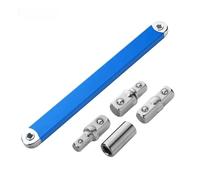 LOPAKACTAG Clé d'extension professionnelle for décalage nul, outil de réparation moto for espaces restreints, 1/2 po, 1/4, 3/8, ensemble domestique(Type A)