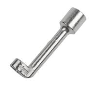 LOPAKACTAG Clé for douille 12/14/16/17/18/19 mm en L, ouverte, hexagonale, fendue, for démontage de conduite carburant, for automobile, entraînement 1/2, diesel(19mm)