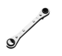 LOPAKACTAG Kit De Clés For Cliquet 4 En 1, Réglables, Flexibles, Télescopiques, For Prune, Outils Manuels(Silver)