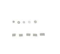 LOPAKACTAG Lot de 10 engrenages en plastique 0,5 m, 7/8/10 dents, pignon transmission for voiture jouet, vis sans fin for moteur for arbre 1, mm/2 mm, modèle RC(Worm Gear 6x8x2mm)