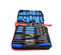 LOPAKACTAG Outils de voiture Kit démontage intérieur Outil retrait garniture en plastique Extracteur clips panneau bricolage for ensemble automatique(Chocolate Color)