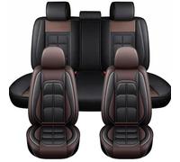 LOPAMCGH Housses de Siège de Voiture en Cuir PU pour Subaru Forester 2000 2001 2005-2023, Protège Siège Auto Respirant Résistant à l’Usure avec Poche de Rangement, Interieur Accessoires,B Brown