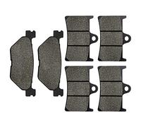 LOPART Plaquettes De Frein Avant Ou Arrière De Moto pour Yamaha XV 1900 A Midnight Star 2006 2007 2008 2009 2010 2011 2012 Accessoires (Color : Front and Rear)