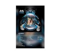 LOPEEY Poster de l'album My World de Jul - Art mural - Impression sur toile pour salon, chambre à coucher - 60 x 90 cm