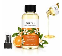 Lopeie Huile Essentielle Pour Diffuseur De Néroli 100 ml,Huile Parfumée Pour Diffuseur,Aromathérapie,Massage Corporel,Soin Du Visage,Huile De Néroli Naturelle Pour Bougies,Fabrication De Parfums