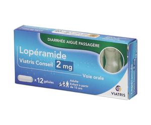 LOPERAMIDE VIATRIS CONSEIL 2MG GELULE Capsule(S) 12 pc(s)