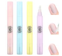 LOPHE 4 Pièces Stylos Correcteurs de Vernis à Ongles avec 12 Pointes de Rechange,Stylos de Correcteurs de Bords des Ongles,Pour un Vernis à Ongles Propre