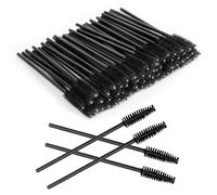 LOPHE Brosse à Cils Jetable 120PCS, Souple et Portable pour Extension Cils et Sourcils, Idéal Voyage, Mariage et Usage Quotidien,Noir
