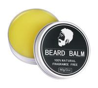 LOPHE Cire à moustache, Non parfumé Moustache Wax Fixation Forte, Beard Wax, Baume de Cire de Barbe pour Homme, Pour Le Adoucissement La Cire Lissage à La Moustache, Entretien Barbe,60g