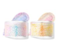 LOPHE Gel Paillettes Visage, Sirène Paillettes Chunky Glitter Liquide, Maquillage Paillettes Corps, Paillettes pour Cosmétique Visage Lèvres Ongles Festival Fête Maquillage Décoration(Jaune + Bleu)