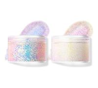 LOPHE Gel Paillettes Visage,Sirène Paillettes Chunky Glitter Liquide, Maquillage Paillettes Corps, Paillettes pour Cosmétique Visage Lèvres Ongles Festival Fête Maquillage Décoration(Blanc+Violet)