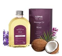 LOPHE huile de massage à la noix de coco, Huile De Massage Corps pour Soulager des Douleurs Articulaires, Huile Corporelle Huile Massage Hydratante pour Hommes et Femmes(200ml)