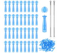 LOPHE Outils Extracteur de Points Noirs avec 100 aiguilles jetables pour Comédons, Points Blancs et Imperfections, Kit Professionnel Extraction Acné pour Salon et Maison