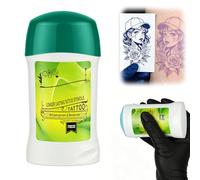LOPHE Stencil Tatouage Transfert Gel, 60g Crème Transfert Solide Type Savon, Application Précise Sans Gaspillage, Base Tournante Anti-Dessèchement, Transfert Rapide pour Tatoueurs Prof et Débutants