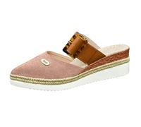 LOPILY Cuissardes Noires Pour Femmes pointu et talon compensé, style romain, couleur unie, pour l'été (Pink, 40)
