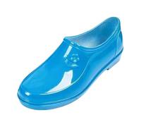 LOPILY Range Chaussures Suspendu Tissu bleues US 6,5 à talons en PVC pour femmes (modèle : 913 C5e 6c8 C90 4b8) Bottes de pluie tendance pour femmes, tube court coupé en Wa (Blue, 41)