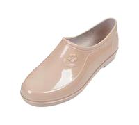 LOPILY Range Chaussures Suspendu Tissu bleues US 6,5 à talons en PVC pour femmes (modèle : 913 C5e 6c8 C90 4b8) Bottes de pluie tendance pour femmes, tube court coupé en Wa (Beige, 38)