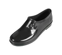 LOPILY Range Chaussures Suspendu Tissu bleues US 6,5 à talons en PVC pour femmes (modèle : 913 C5e 6c8 C90 4b8) Bottes de pluie tendance pour femmes, tube court coupé en Wa (Black, 38)