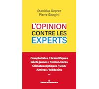 L'opinion contre les experts