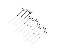 lopituwe Accessoires de décoration ferroviaire DIY : lampadaires LED Blancs en Forme de Lotus (10 pièces) pour maquettes architecturales, dioramas, Jardins et Rues. Lumières LED Doubles pour Cours et