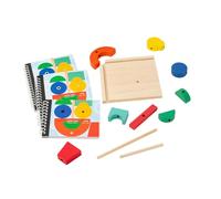 lopituwe Blocs de Construction en Bois durables l'espace de Projection 3D Assure Une expérience Jeu sûre avec des Surfaces arrondies et Lisses Blocs Construction en Bois Espace Projection stéréo