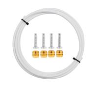 lopituwe Bouchon de frein pour VTT, raccord olive, nylon durable, diamètre 5 mm, compatible BH59 et BH90. Longueur suffisante : 2,5 m (98,43 pouces), BH90 Blanc, 2. m