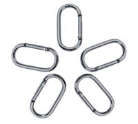 lopituwe Boucles mousquetons en Aluminium Durable, Accessoires de Camping légers et Pratiques. Faciles à Utiliser, Elles servent également de Porte-clés, de Crochet pour