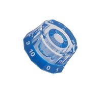 lopituwe Boutons de réglage du volume pour guitare électrique : potentiomètre avec échelle de 0 à 10, installation facile, adapté à différents styles musicaux. Boutons, Bleu, 25.08 mm