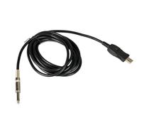 lopituwe Câble USB pour guitare et basse avec entrée audio 16 bits 1 kHz, compatible avec Pour tous les ordinateurs modernes. Connexion USB pour orgue électronique et