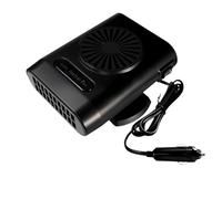lopituwe Chauffage de Voiture 200 W - 12 V/24 V, dégivrage et désembuage du Pare-Brise, Chauffage en Hiver, Gain de Place, pour, Noir